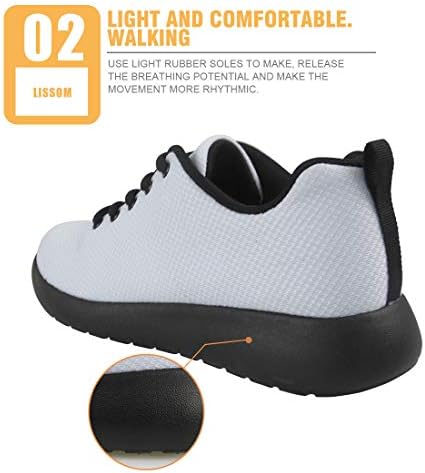HUISEFOR Tenis rahat ayakkabılar Yürüyüş için Hafif Spor Salonu Kadın Erkek Açık Spor Yol koşu ayakkabıları