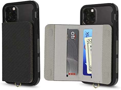 Cep Telefonu ve Kredi kartı tutucu ile Crossbody ve Bilek Sapanlar, sopa-On Cüzdan w / RFID Koruma Çoklu Kart Yuvaları Şeffaf