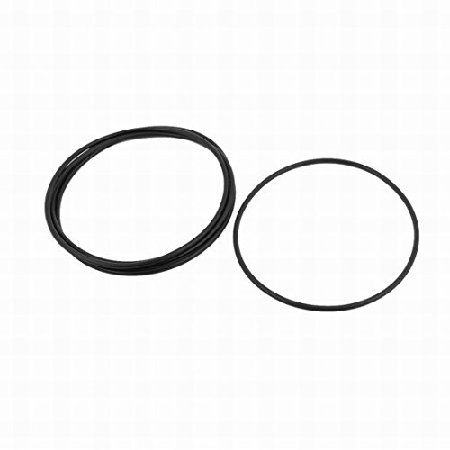 Uptell Kauçuk Evrensel O-Ring Conta Pullar Grommets 144mm x 4mm 5 adet Siyah