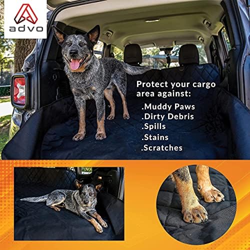 SUV için ADVO Köpek Kargo Astarı (Evrensel Fit 82 x 54in), Dayanıklı Gövde Kapağı Mat Aracınızı Koruyun, Hamak Olmadan Arka