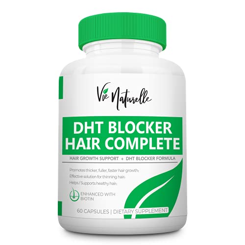 DHT Engelleyici Takviyesi ve Saç Takviyesi-Kadınlar ve Erkekler için Saç Büyüme Vitaminleri-Saw Palmetto'lu Kadınlar için DHT