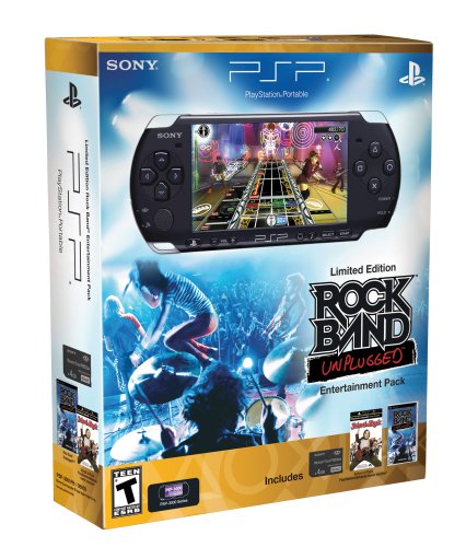 PlayStation Portable Sınırlı Sayıda Rock Grubu Unplugged Eğlence Paketi-Piyano Siyahı