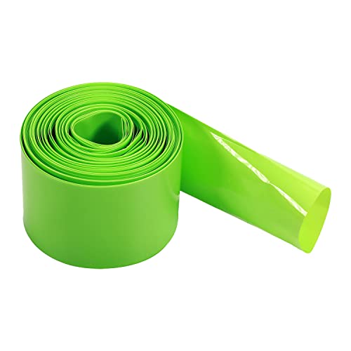 Othmro pil Shrink Wrap PVC ısı Shrink boru düz Genişliği 50mm, uzunluk 10 m için Büyük pil paketi güç yeşil