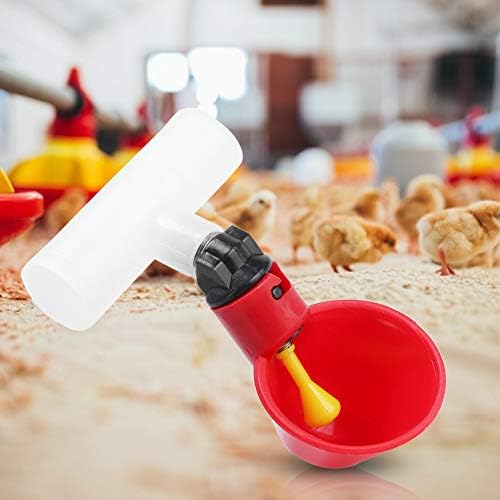 Fdıt 6 Pcs Evrensel plastik klips Tipi Ayrılabilir Hayvancılık Otomatik ıçme Fincan Yetiştiriciliği Içme Ekipmanları için Tavuklar