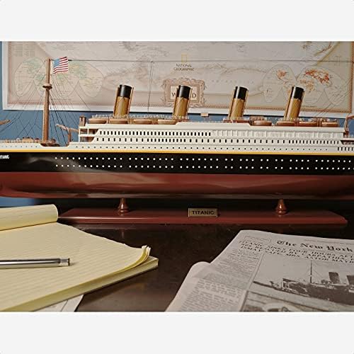 Orta Titanik Boyalı Model Gemi, El Yapımı: Evet, Özellikler: El Yapımı