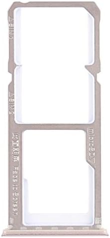 YİNZHİ Yedek parça Değiştirin, 2 x SIM Kart Tepsi + Mikro SD Kart Tepsi için Uyumlu Oppo A1(Mavi) Cep Telefonu Tamir Parçaları