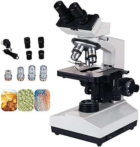 Binoküler Mikroskoplar, 40X-1600X Biyolojik Bileşik Mikroskoplar ile Geniş Alan 10X ve 16X Oküler ve X/Y Mekanik Sahne, Abbe